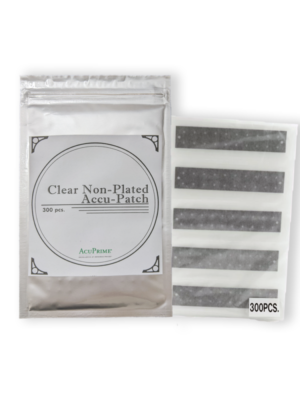 Clear Non-Plated Accu-Patch, 300pcs