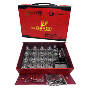 HANSOL Plastic Cupping Set, 19 Cups with Pump