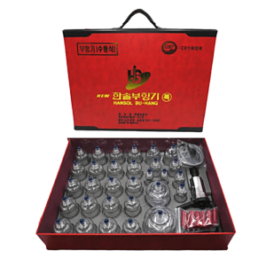 HANSOL Plastic Cupping Set, 30 Cups with Pump